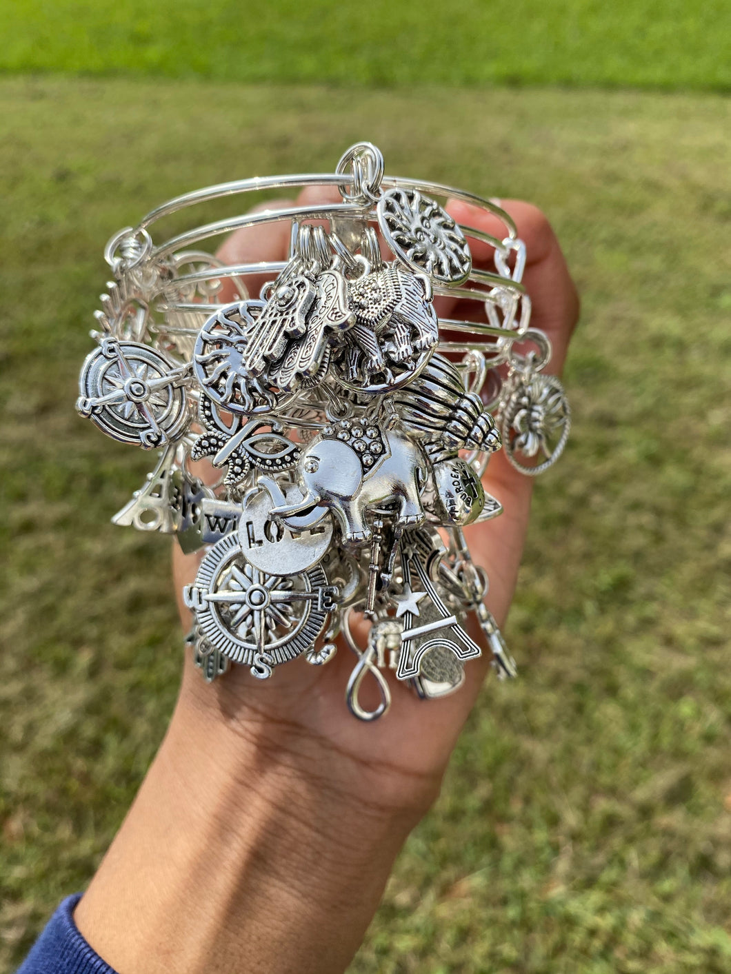 One Silver bangle!